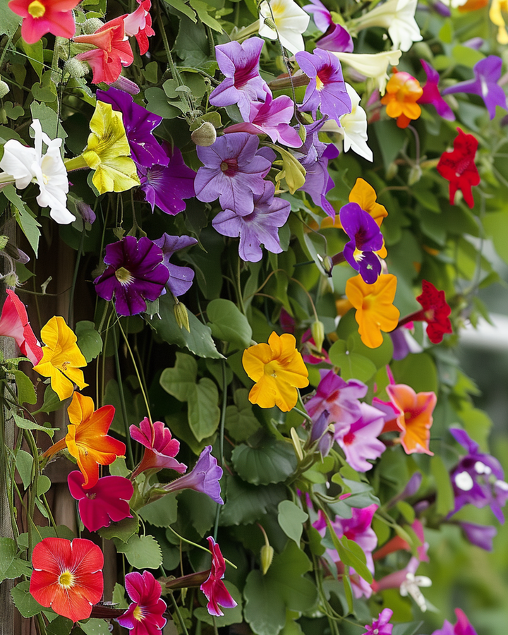 Climbing Plants Seeds Annual Mix For Trellis And Fence Covering