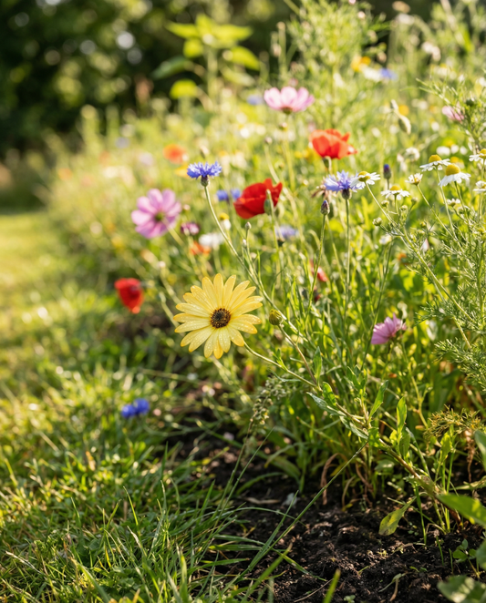 Flowers For Grass Borders Seeds Annual Mix 80 Cm Height