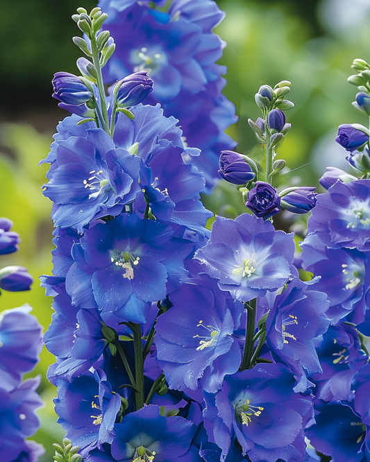 Delphinium Seeds Larkspur Delphinium Belladonna Biennial Dasante Blue