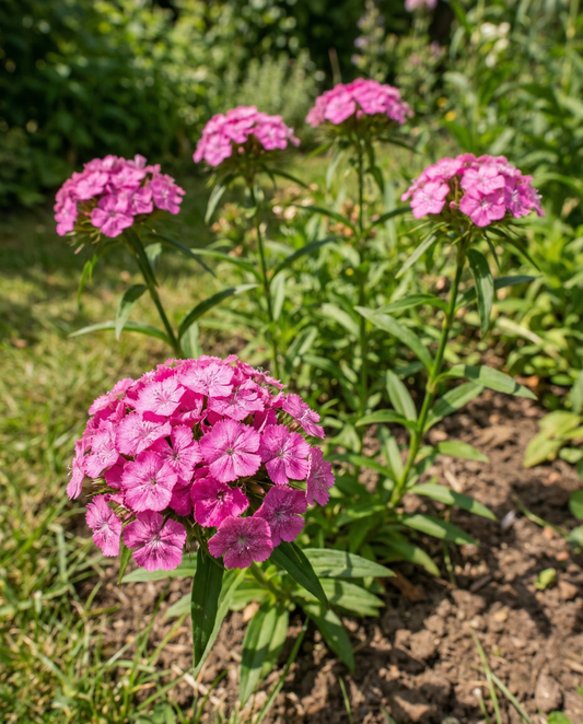 Sweet William Seeds Dianthus Barbatus Pink Beauty Biennial Flower