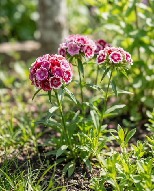 Sweet William Seeds Dianthus Barbatus Biennial Mixed Double Flowering
