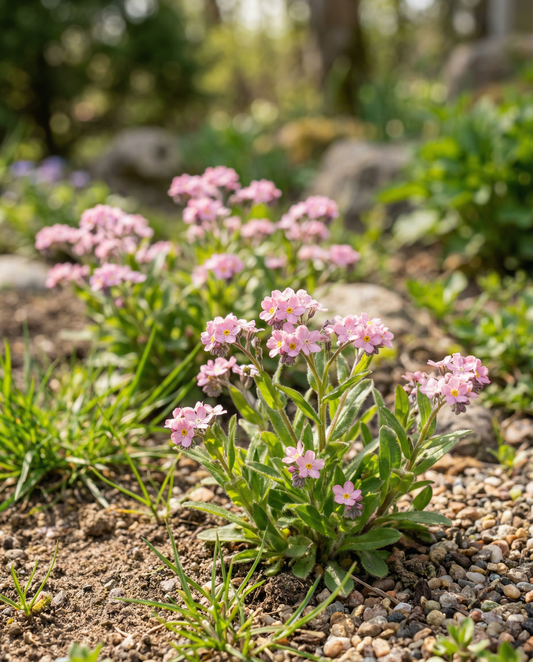 Forget Me Not Seeds Victoria Pink Myosotis Alpestris Biennial Flower