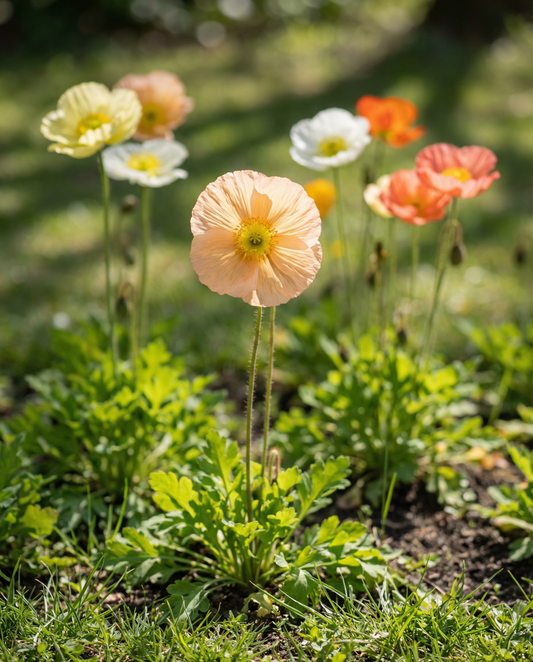 Island Poppy Seeds Papaver Nudicaule Biennial Mixed Colours