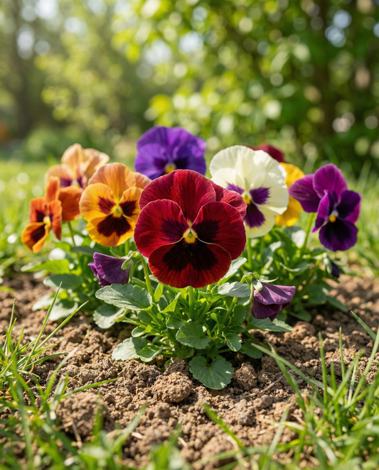 Pansy Swiss Giants Mixed Seeds Viola Wittrockiana Biennial