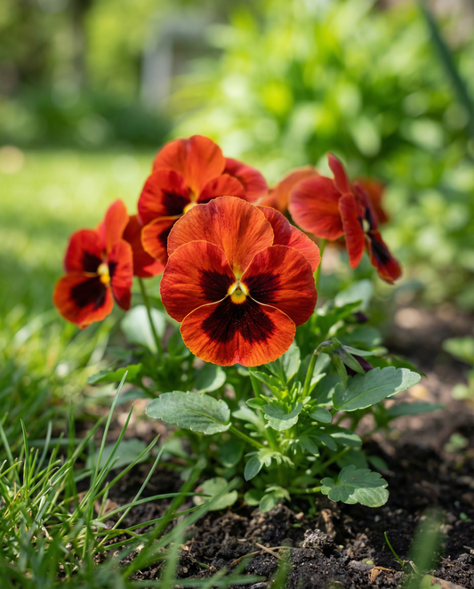 Pansy Seeds Alpenglow Viola Wittrockiana Biennial Flower