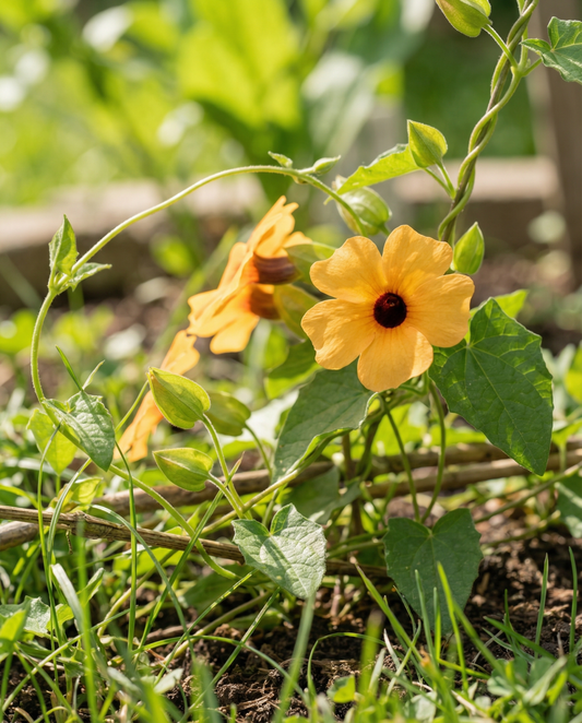 Black Eyed Susan Seeds Thunbergia Alata Annual Climber