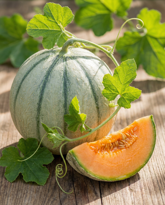 Charentais Melon Seeds Cucumis Melo Annual Variety