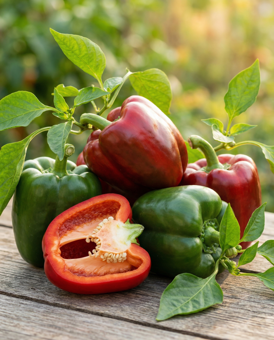 Sweet Pepper Seeds Yolo Wonder Capsicum Annuum Annual Variety