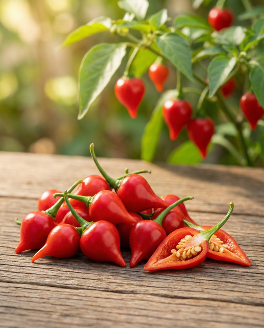 Pepper Biquinho Seeds Capsicum Chinense Annual Vegetable