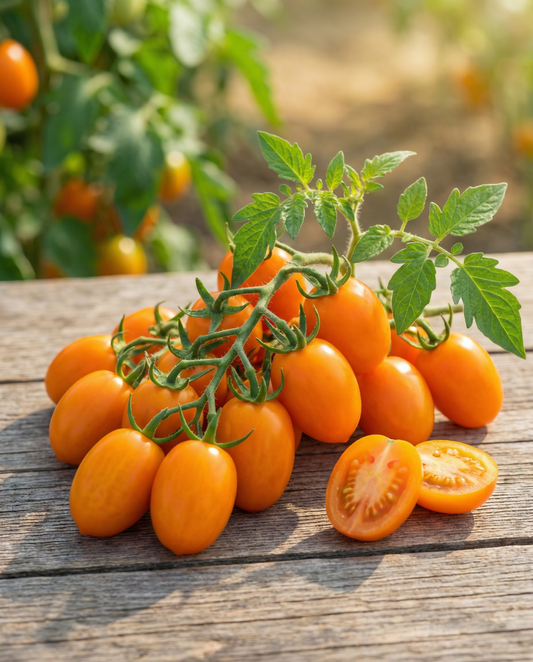 Snack Tomato Seeds Dattorange F1 Solanum Lycopersicum Annual