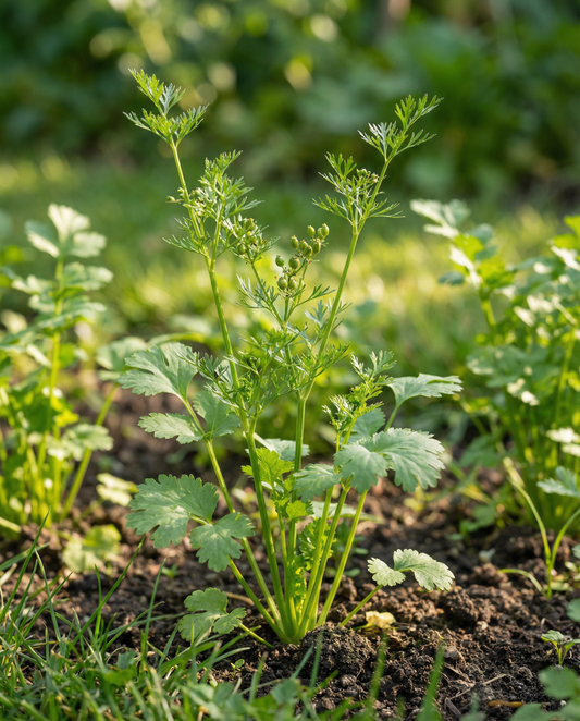 Lemon Coriander Seeds Coriandrum Sativum Annual Herb
