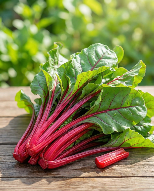 Swiss Chard Seeds Beta Vulgaris Annual Red Chard Micro Leaf