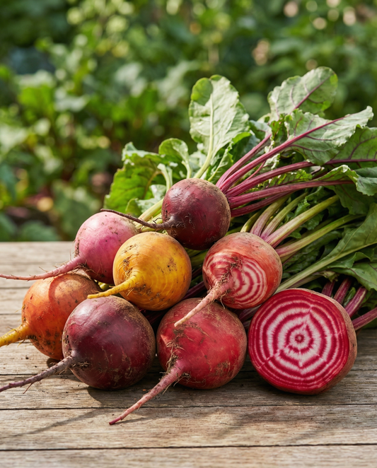 Beetroot Seeds Beta Vulgaris Mixed Colours Annual Mixture Round Roots