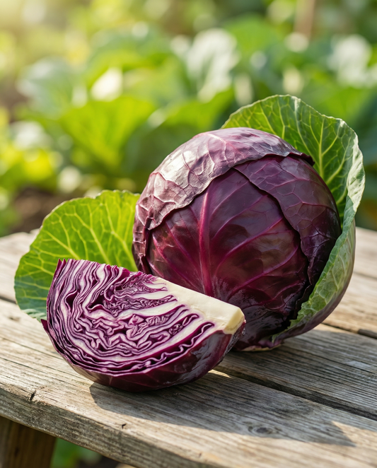 Red Cabbage Seeds Roodkop Brassica Oleracea Annual Variety