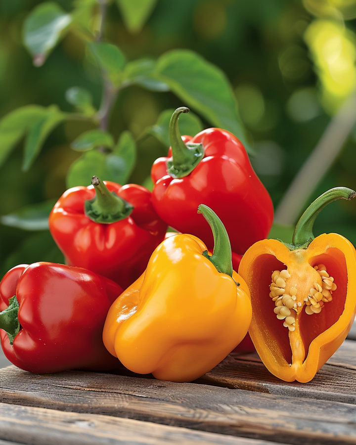 Baby Sweet Pepper Seeds Tinkerbell Mix Capsicum Annuum Annual