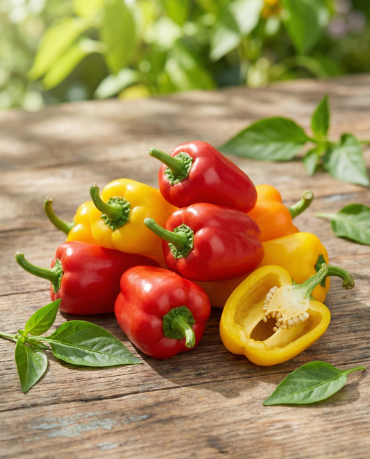 Baby Sweet Pepper Seeds Tinkerbell Mix Capsicum Annuum Annual