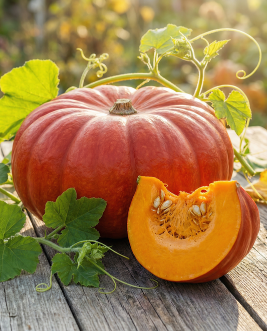 Pumpkin Rouge Vif Detampes Seeds Cucurbita Maxima Annual