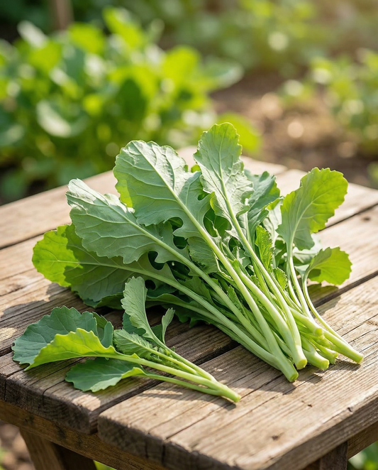 Turnip Leaves Seeds Brassica Rapa Annual