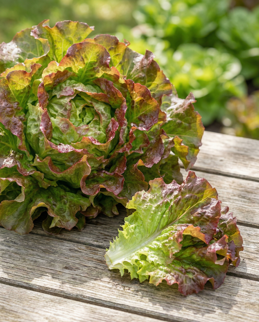 Leaf Lettuce Seeds Lactuca Sativa Amerikaanse Roodrand Annual