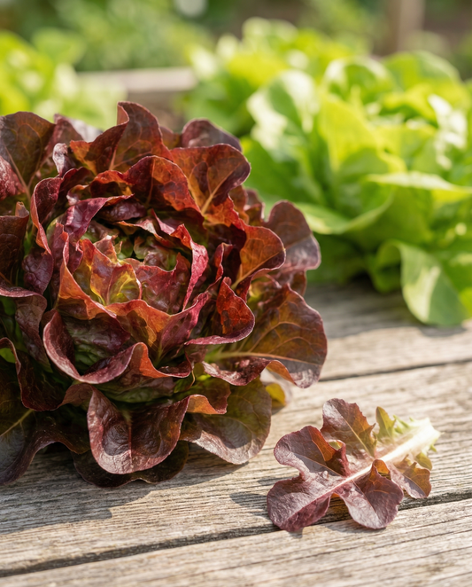 Leaf Lettuce Red Salad Bowl Seeds Lactuca Sativa Annual