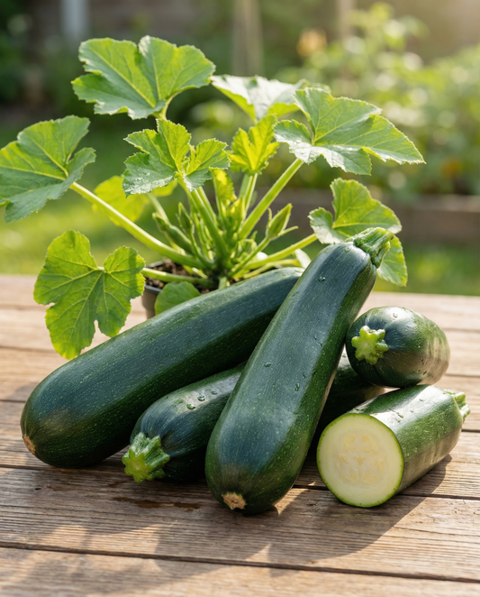 Summer Squash Black Beauty Seeds Cucurbita Pepo Annual