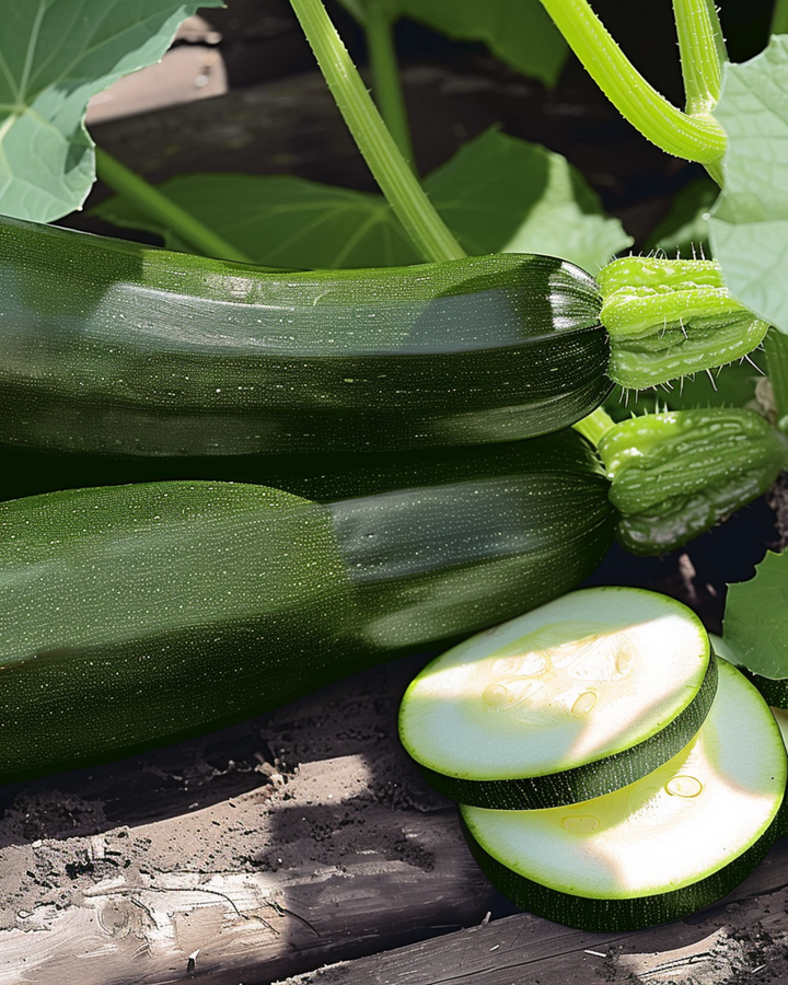 Black Forest F1 Courgette Seeds Cucurbita Pepo Annual Climbing