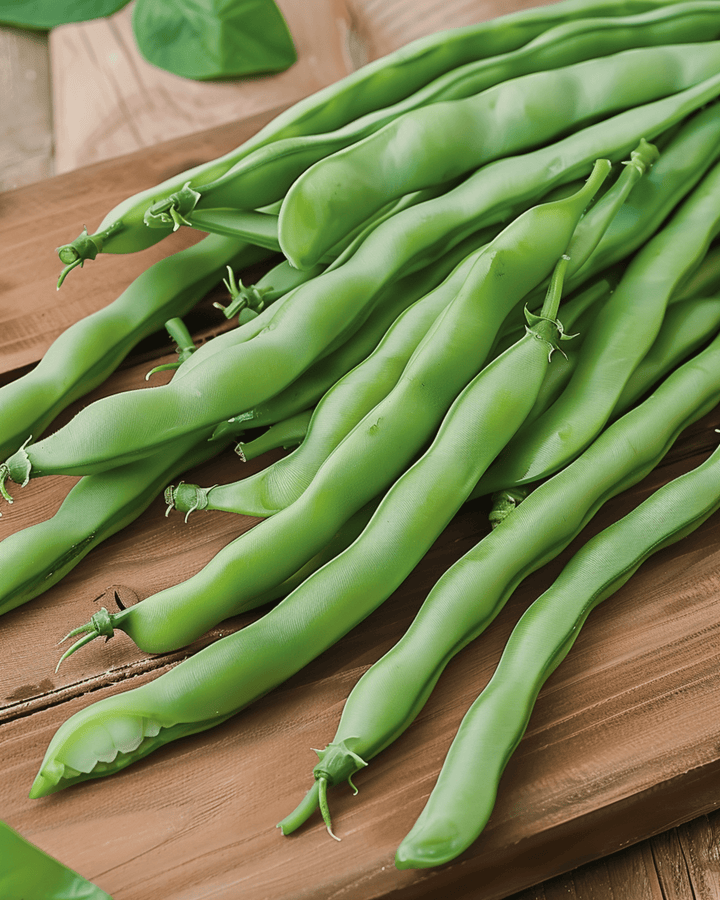 Pole Beans Neckarkönigin Seeds Phaseolus Vulgaris Annual