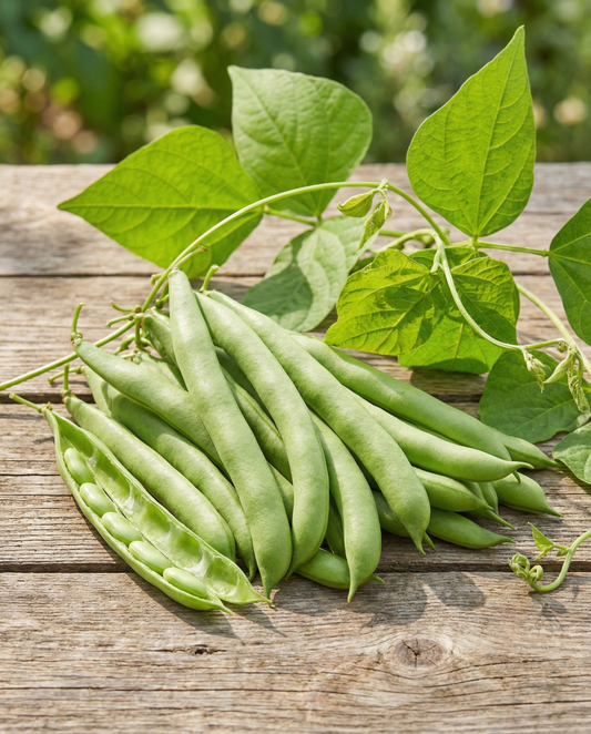Pole Beans Neckarkönigin Seeds Phaseolus Vulgaris Annual
