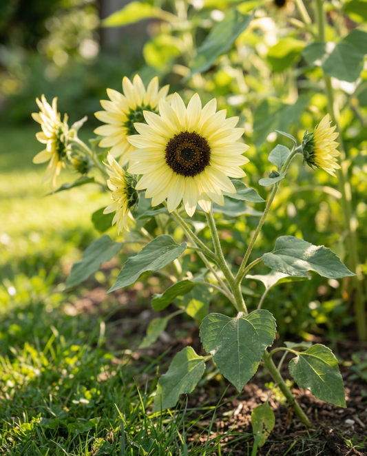 Sunflower Moonwalker Seeds Helianthus Annuus Annual Flower