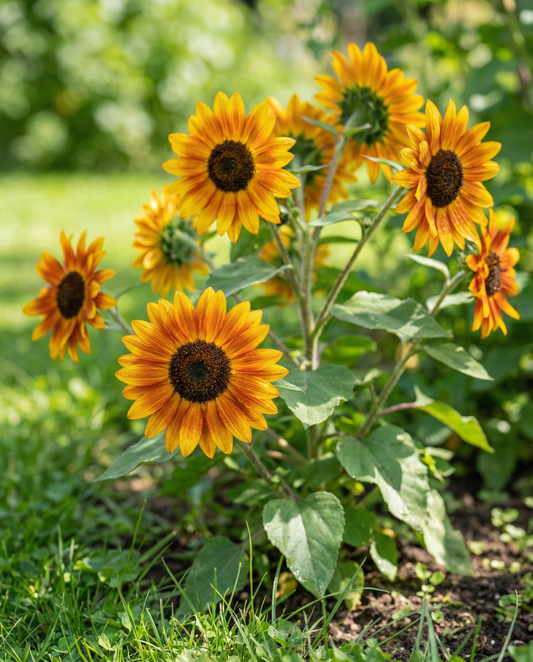 Sunflower Fantasy Seeds Helianthus Annuus Annual Flower 70 Cm