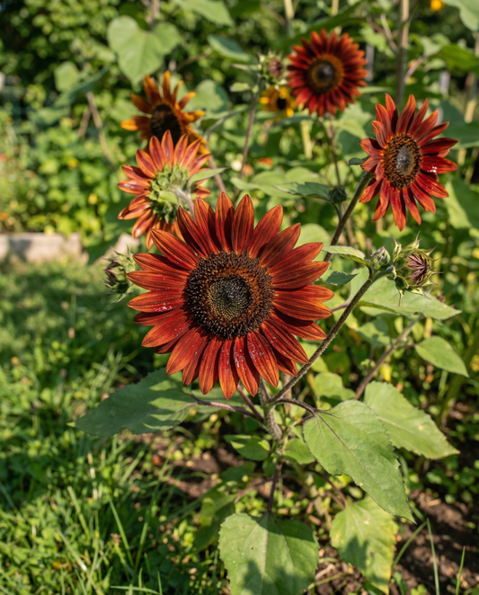 Sunflower Moulin Rouge Seeds Helianthus Annuus Annual Flower