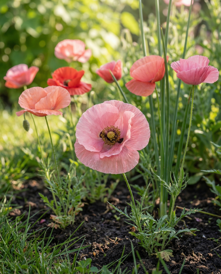Shirley Poppy Seeds Papaver Rhoeas Annual Mixed Colours 75cm