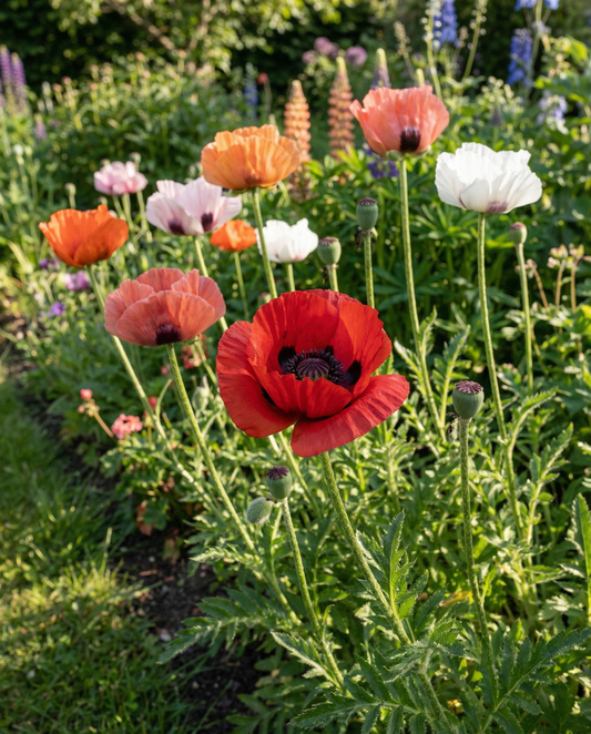 Oriental Poppy Seeds Papaver Orientale Perennial Mix