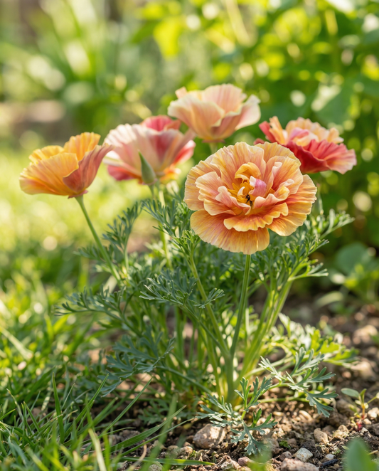 Eschscholzia Californica Seeds Thai Silk Double Flowered Mix Annual