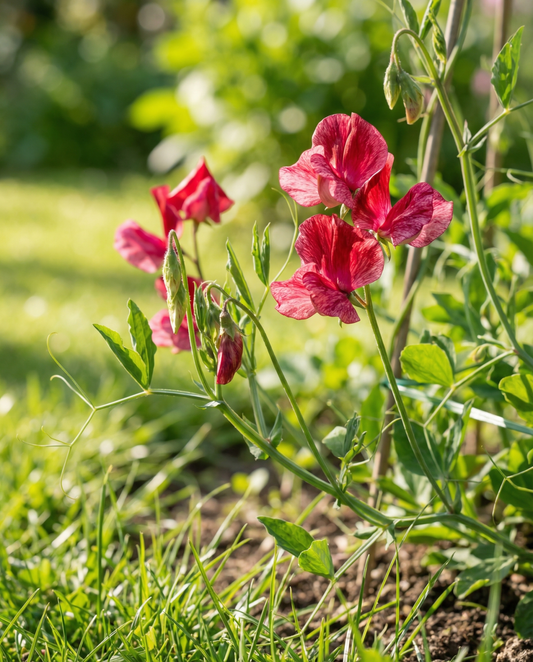 Sweet Pea Seeds Unwin's Striped Lathyrus Odoratus Annual Climber