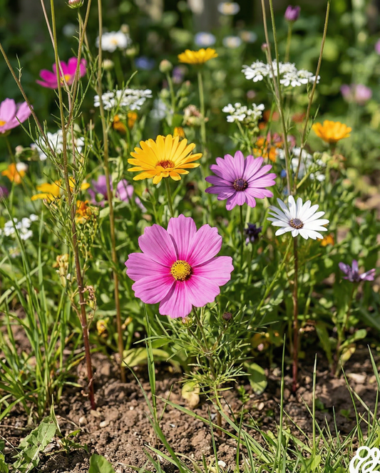 Cut Flowers Seeds Annual Colourful Bouquet Mix 60cm