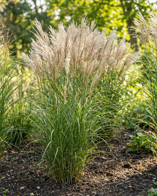 Chinese Silver Grass Seeds Miscanthus Sinensis Perennial Ornamental Grass