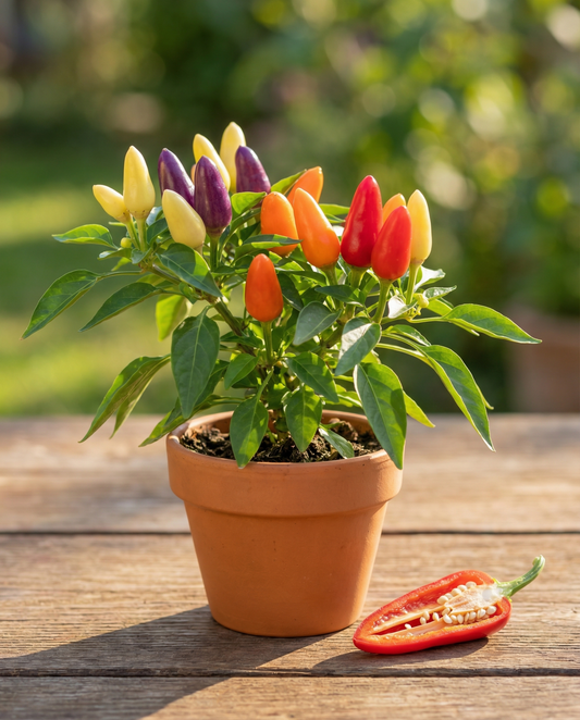Ornamental Pepper Seeds Capsicum Annuum Dwarf Mixed Variety