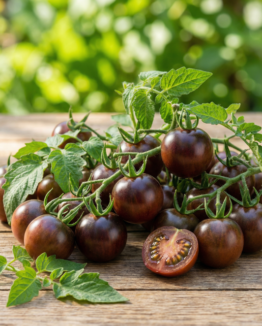 Cherry Tomato Black Cherry Seeds Solanum Lycopersicum Annual Variety