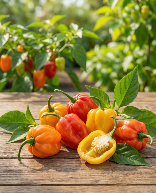 Habanero Pepper Seeds Capsicum Chinense Annual Mixture