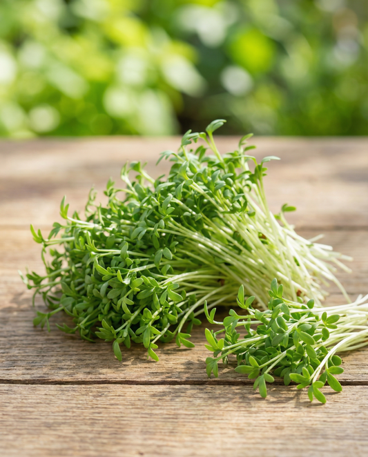Cress Seeds Microgreens Lepidium Sativum Annual