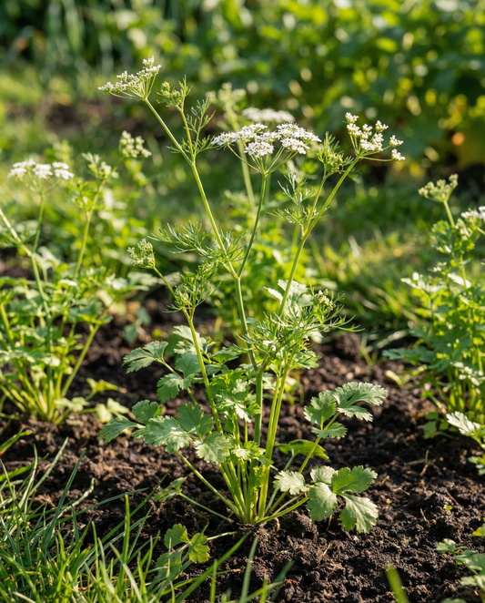Coriander Seeds Coriandrum Sativum Annual Herb Cilantro