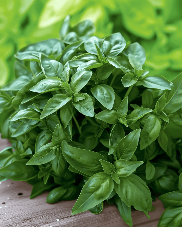 Basil Bush Ball Seeds Ocimum Basilicum Annual Herb