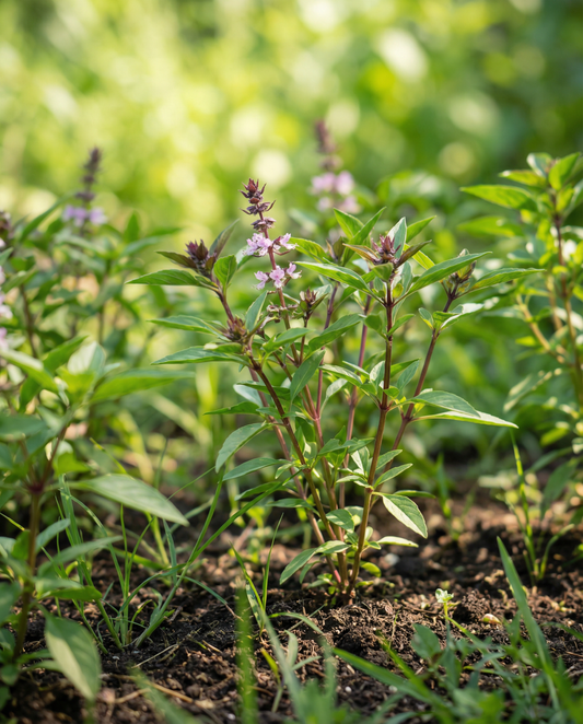 Thai Basil Seeds Ocimum Basilicum Annual Herb