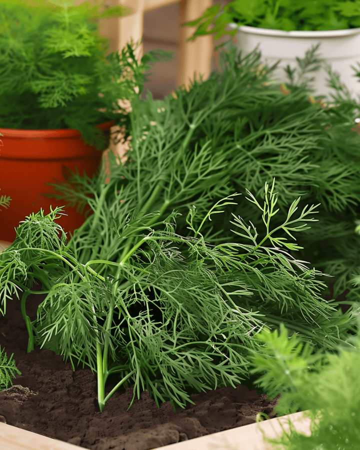 Dill Nano Seeds Anethum Graveolens Annual Herb Compact Variety