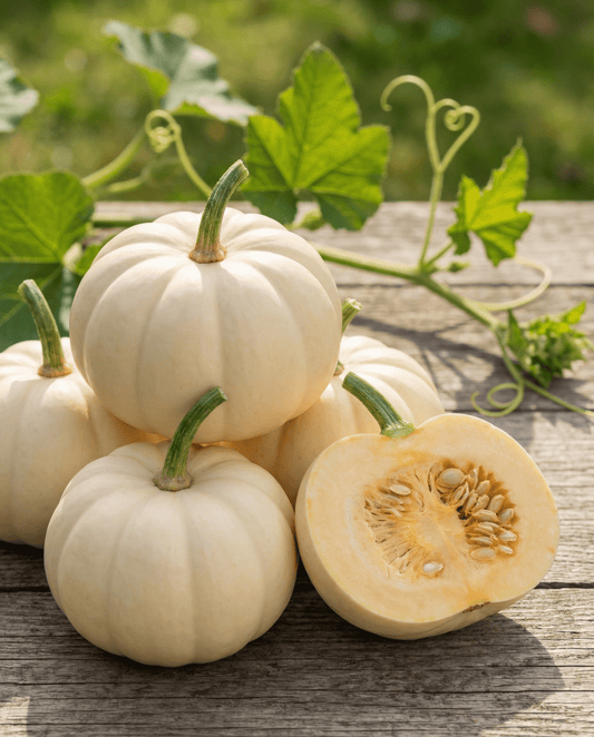 Pumpkin Baby Boo Seeds Cucurbita Pepo Annual Ornamental Variety