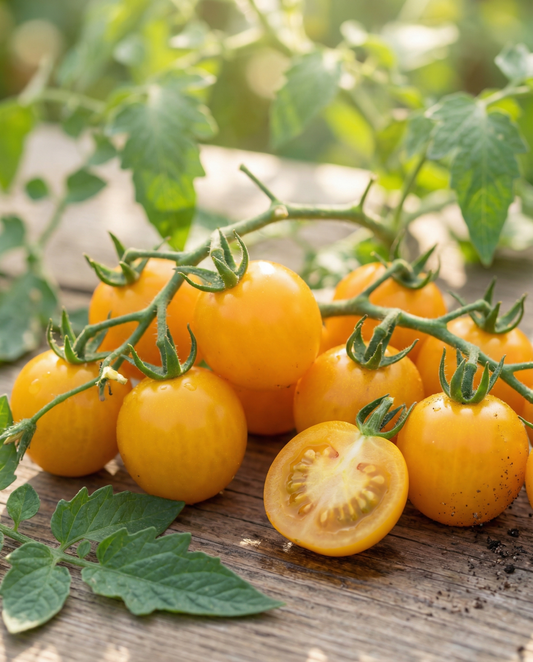 Cherry Tomato Seeds Cereza Amarilla Solanum Lycopersicum Annual