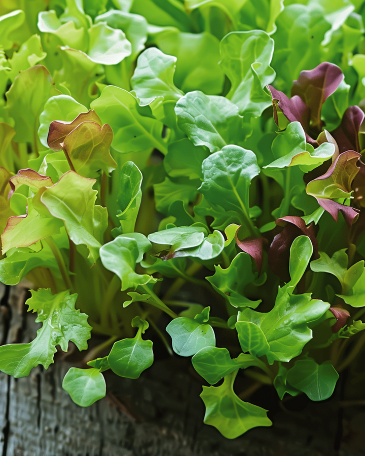 Lettuce Mixture Seeds Lactuca Sativa Annual Microgreens Baby Leaf Mix
