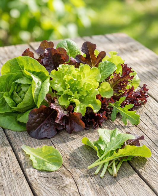 Lettuce Mixture Seeds Lactuca Sativa Annual Microgreens Baby Leaf Mix