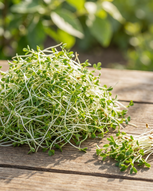Alfalfa Sprouting Seeds Organic Medicago Sativa Annual Microgreens